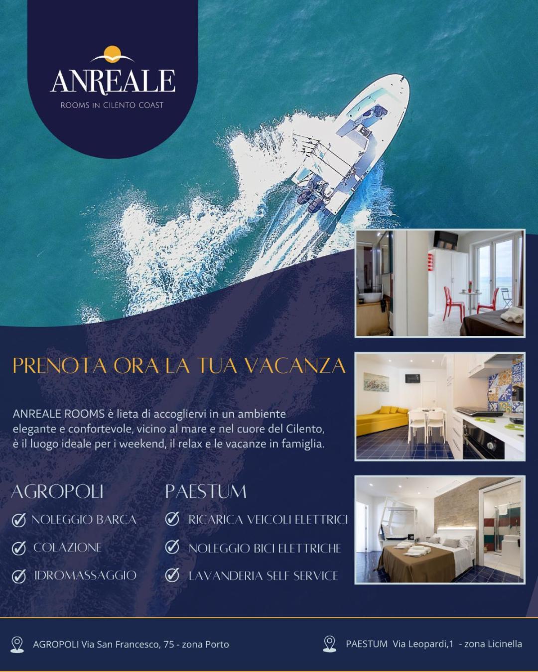 Anreale Rooms Paestum Bagian luar foto